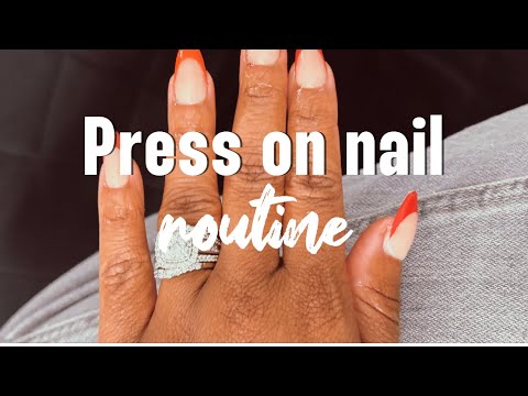 Press on nail routine at home that last