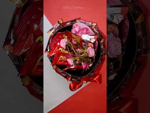 Easy Chocolates Basket Idea| Easy Gift Idea | Handmade Gift Basket| #shorts