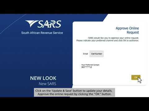 How to manage your profile on SARS eFiling