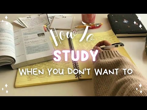 How To Study When You Don't Want To 📚  (16 Practical Tips)