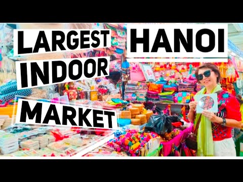 HANOI Ep6: What to Buy at DONG XUAN MARKET, Hanoi's Largest Indoor Market! Vietnam Travel Guide