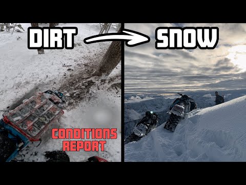 dirt, rocks & ice to find the SNOW