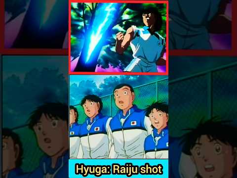 captain tsubasa - Kojiro Hyuga Raiju shot - Japan vs Real 7 Japan #captaintsubasa #tsubasa