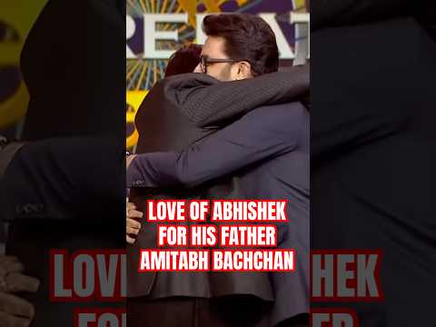 Emotional MOMEMT, I Love U Father #abhishekbachchan #amitabhbachchan #fatherson #love #storybyrakesh