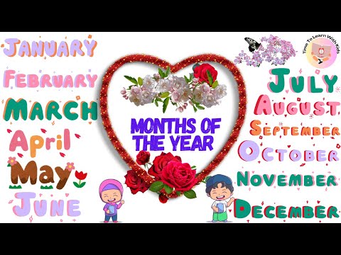 months of the year | months name | 12 Months of the year | Months of the year |