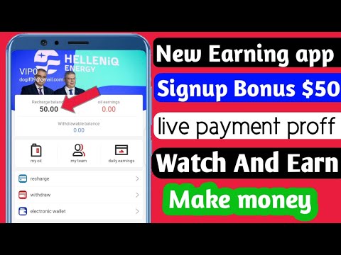 New Earning app | Signup Bonus $20 | Live Payment Proff | Money Earning app | Free Earning app