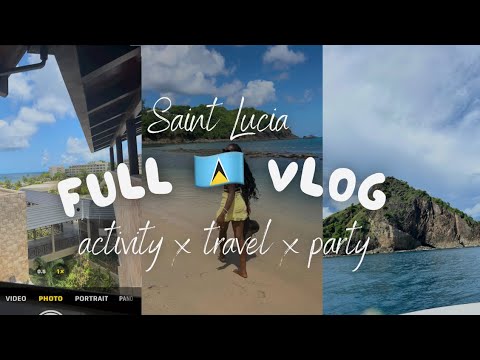 Saint Lucia vlog🇱🇨⛰️🍹 #saintlucia #royalton #758 #holidayvlog #vacation