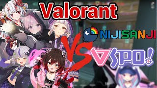 Hololive VS Nijisanji VS VSPO! Valorant Highlights!!!! Manji Gumi Dominating, Roboco Laplus Clutch!!