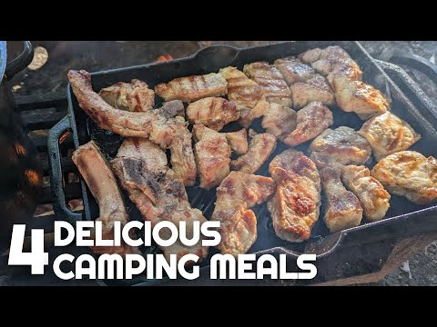 4 Camping Meal Ideas for your next Camping Trip | Camping Meals for Family | Campfire Cooking