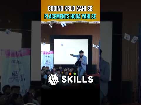 Coding Karlo kahi se Placement hoga yahi se 🤩🤩 #PW #Shorts #PWSkills