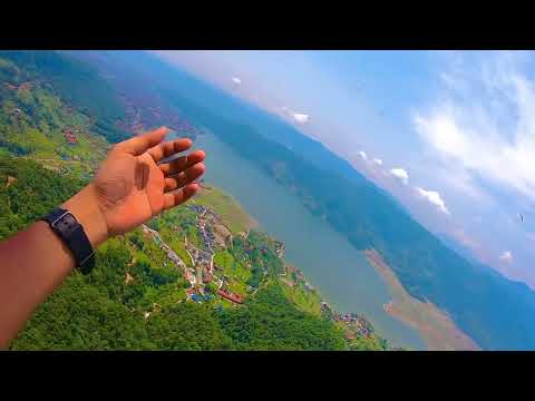 Paragliding.🪂Flying like a bird❤️Location: Nepal