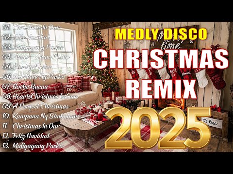 CHRISTMAS SONGS DISCO MEDLEY 2024 - DISCO TRAXX STYLE CHA CHA CHA 2025