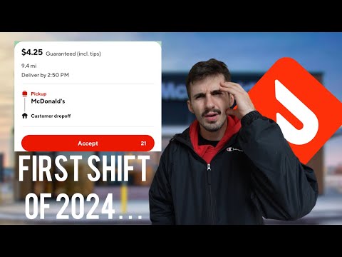 First DoorDash Shift of 2024 As Top Dasher…