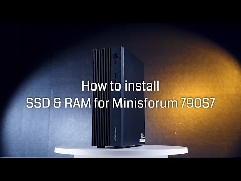 How to install  SSD & RAM for Minisforum 790S7 Mini ITX PC