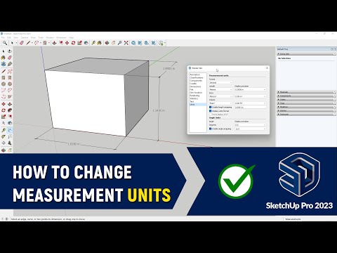 How to Change Units of Measure in SketchUp Pro | Feet, Inches, Meters, Yards