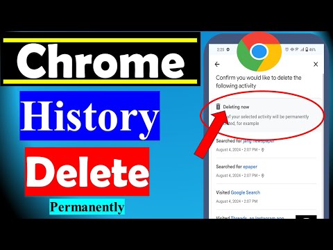 Chrome Ki History Delete Kaise Kare Mobile | How to Delete Chrome History Permanently