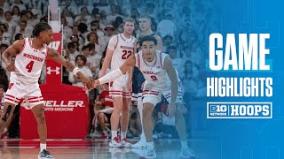 Arizona at Wisconsin | Highlights | Big Ten Men's Basketball | 11/15/2024