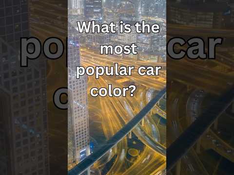 Let’s test some car knowledge in 5sec! The most popular car color is… #funfacts #carfacts