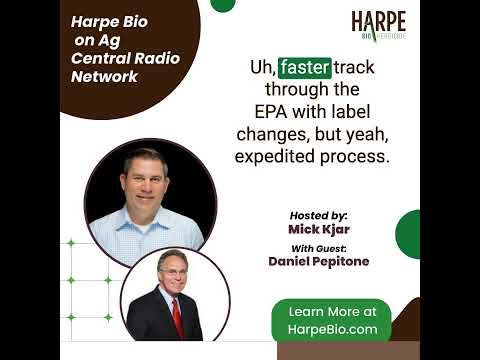 Revolutionizing Agriculture: Ag News Network's Mick Kjar and Harpe Bio's Daniel Pepitone