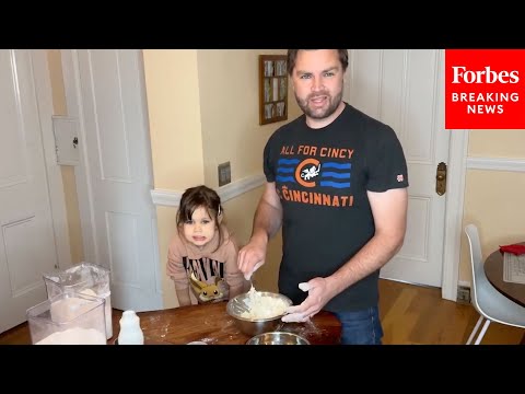 Vice President-Elect JD Vance—Alongside His Daughter—Shares Biscuit-Making Technique For Christmas