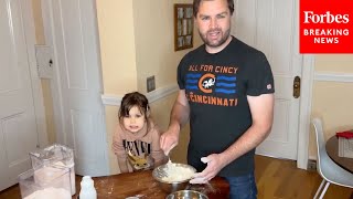 Vice President-Elect JD Vance—Alongside His Daughter—Shares Biscuit-Making Technique For Christmas