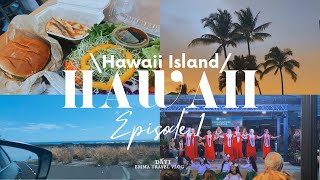 Hawaii Island vlog #1🇺🇸 A 3-day trip to nature 🌺・Explore Kona・Kona Coast Resort ・Big Island