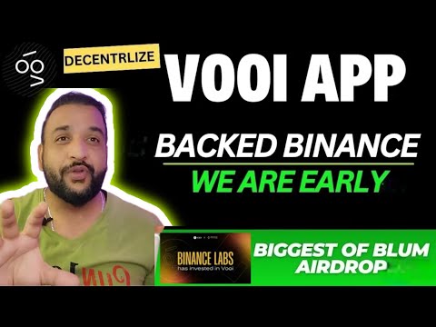 Binance Lab Funded Vooi App Airdrop Is This Telegram Bot REALLY WORTH It? || HINDI - URDU