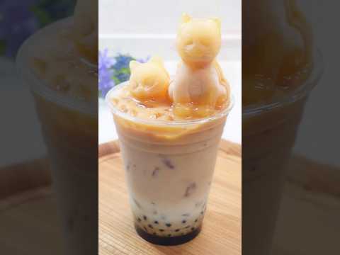 Tapioca milk tea/タピオカミルクティー #ドリンクレシピ  #shorts #drinkrecipes