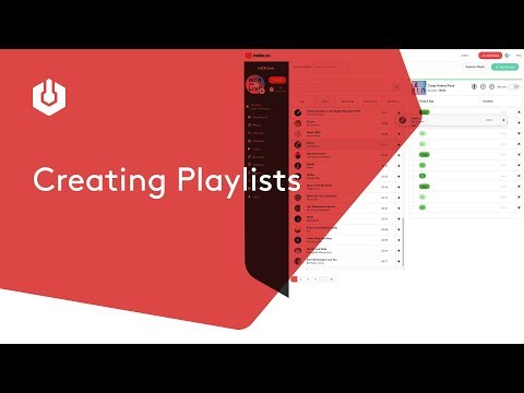 #4. Radio.co Studio: Creating Playlists