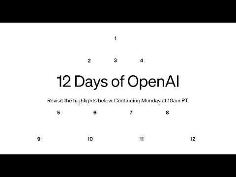 o3 출시!!! 12 Days of OpenAI - 마지막날 함께봐요!!