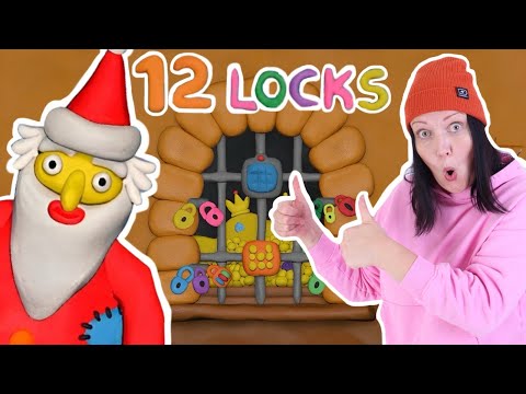 Vlad and Niki 12 Locks | Treasure Hunting Before Christmas | Gameplay with Ima and Jessy