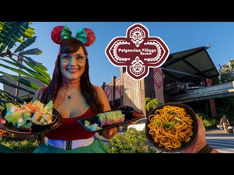 Trader Sam's HOLIDAY EDITION 🌺 Disney World Polynesian resort food review 2024