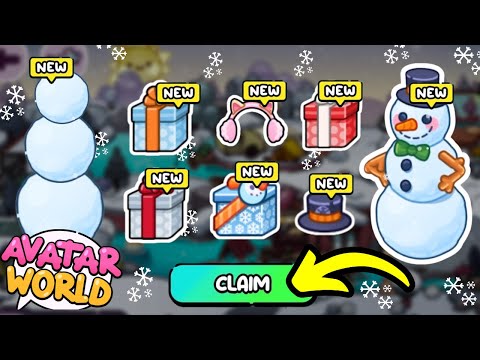 NEW! ✅ ALL SNOWY SECRET IN AVATAR WORLD 😍 FREE GIFTS! 🥳