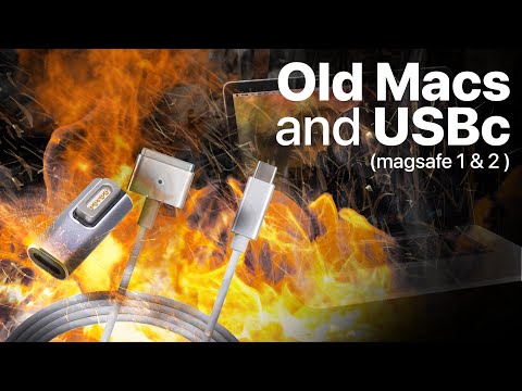 Playing with fire hazards! - USBc to MagSafe 1 & 2 charging cables