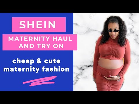 Shein Maternity Haul 2021 | Cheap Maternity Clothes Haul and Try On | Cute Pregnancy Fashion