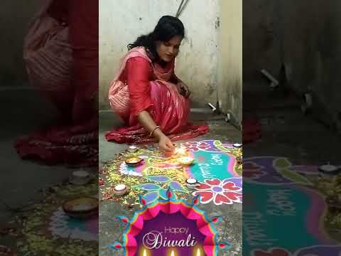 my Diwali rangoli #diwalirangoli