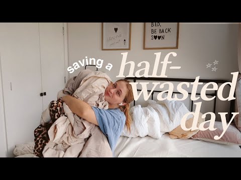 a half-wasted day ≠ a fully-wasted day. (a semi-productive vlog)