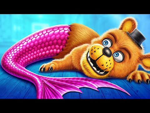 From Freddy Fazbear to Mermaid! Extreme FNaF Makeover!