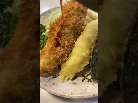 たまや食堂　とある揚魚定食　大磯町