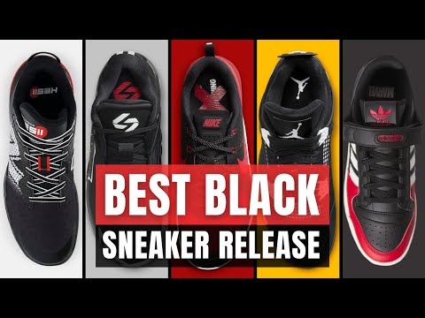 GET THE BEST Black Sneaker Release in AUGUST 2024