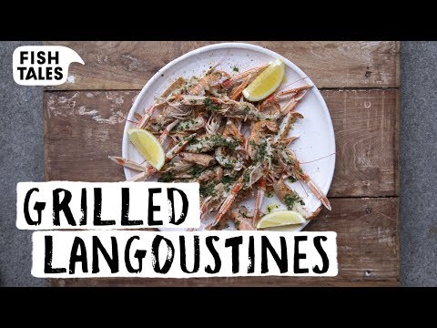 Grilling LANGOUSTINES Norwegian Lobster | Bart van Olphen