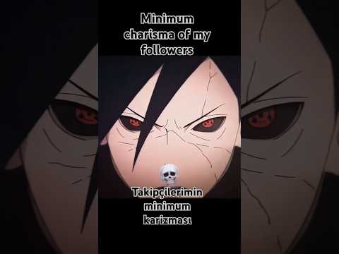 Minimum charisma of my followers 😎 #madarauchiha  #tojifushiguro #gokublack #luffy #sasukeuchiha