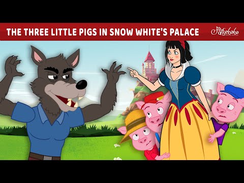 The Three Little Pigs in Snow White's Palace 🐷