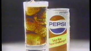 1982 Pepsi Cola "Take the Pepsi challenge" TV Commercial