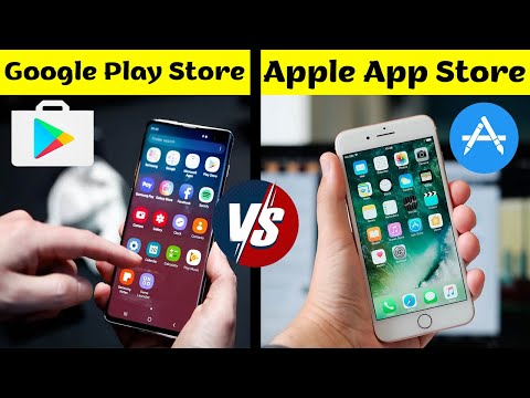 Google Play Store VS Apple App Store Comparison in Hindi | Which is Best app store in 2024