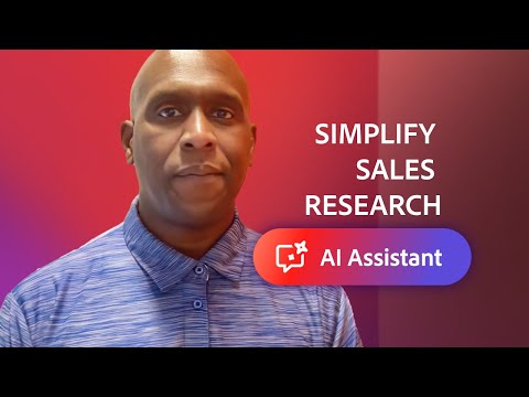 Simplify sales research with AI Assistant & Adobe Acrobat for business