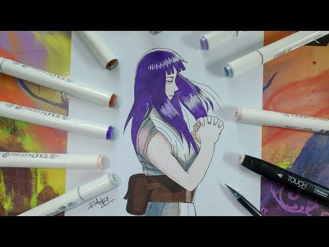 Drawing Hinata Hyuga - The Last:Naruto The Movie