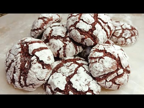 Red Velvet Crinkles/ quick and easy crinkles/ how to make chewy crinkles