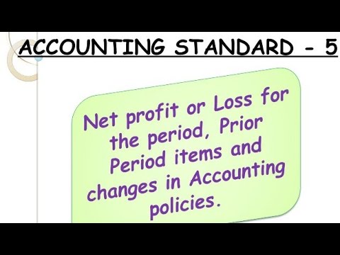 Accounting standard 5 in easy way