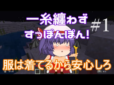 【ゆっくり実況】ゆっくりプッチのゼロから始めるマインクラフト【part1】